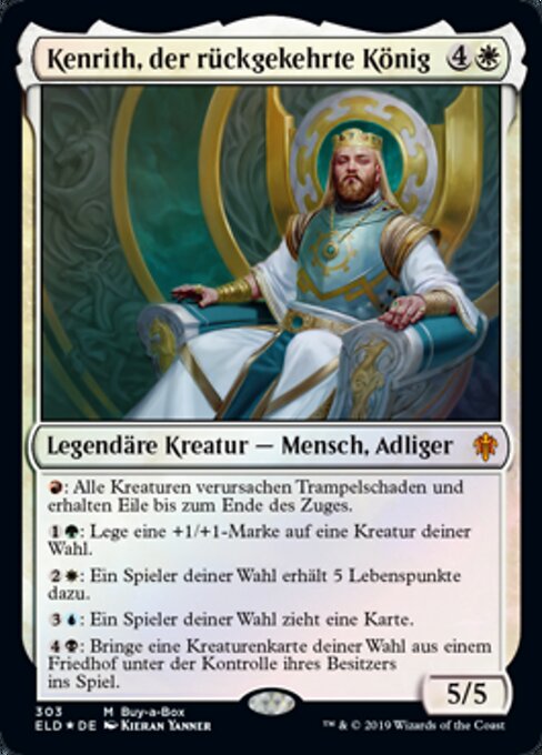 Kenrith, the Returned King XELD-303 Mythic Light Played Deutsch Foil