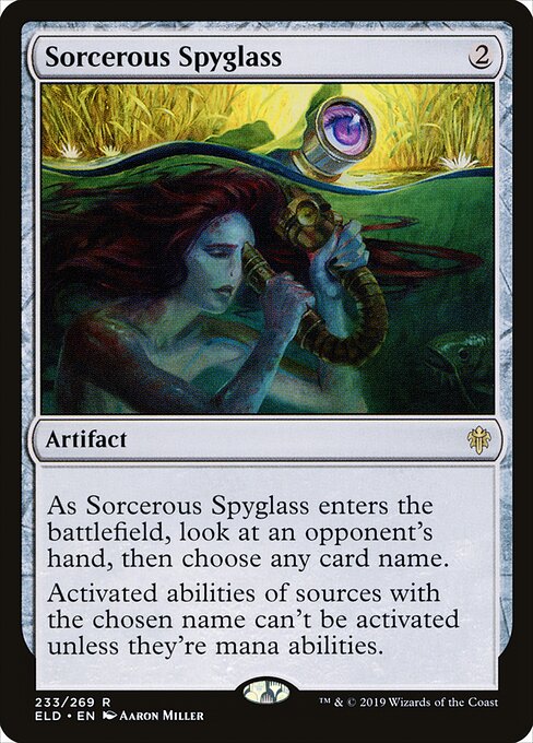 Sorcerous Spyglass ELD-233 Rare Near Mint Englisch