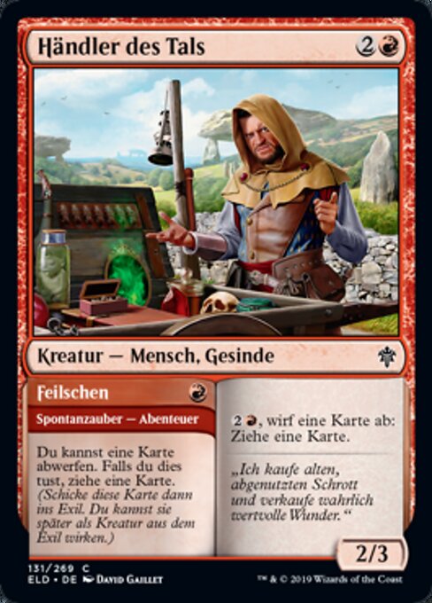Händler des Tals // Feilschen ELD-131 Common Near Mint Deutsch