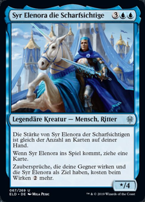 Syr Elenora die Scharfsichtige ELD-67 Uncommon Excellent Deutsch