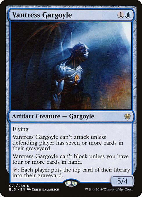 Vantress-Gargoyle ELD-71 Rare Near Mint Englisch Foil