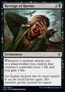 Revenge of Ravens ELD-104 Uncommon Excellent Englisch Foil