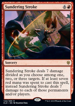 Sundering Stroke ELD-144 Rare Good Englisch