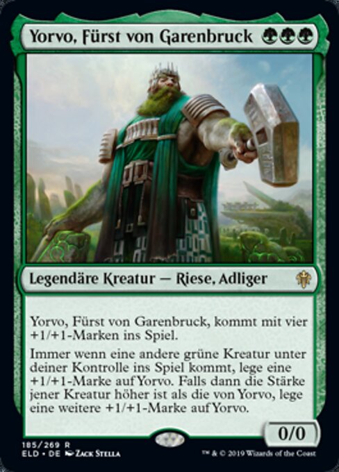 Yorvo, Fürst von Garenbruck ELD-185 Rare Excellent Deutsch