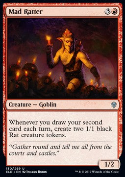 Verrückter Rattennarr ELD-130 Uncommon Excellent Englisch Foil