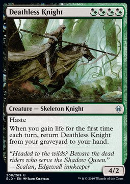 Todloser Ritter ELD-208 Uncommon Excellent Englisch Foil