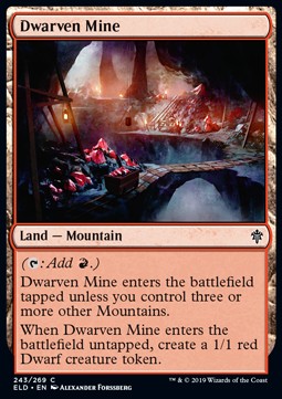 Dwarven Mine ELD-243 Common Near Mint Englisch
