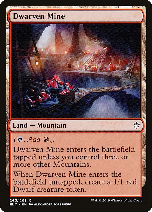 Dwarven Mine ELD-243 Common Near Mint Englisch