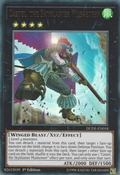 Castel, der Himmelssprenger-Musketier DUDE-018 Ultra Rare Near Mint Deutsch 1. Auflage