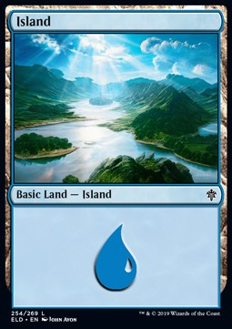 Insel (V.1) ELD-254 Land Excellent Englisch Foil