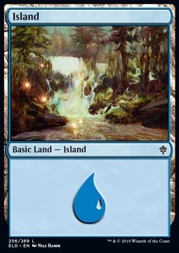 Insel (V.3) ELD-256 Land Excellent Englisch Foil