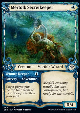 Meervolk-Geheimniswahrerin // Tiefer vordringen XELD-284 Common Excellent Englisch Foil
