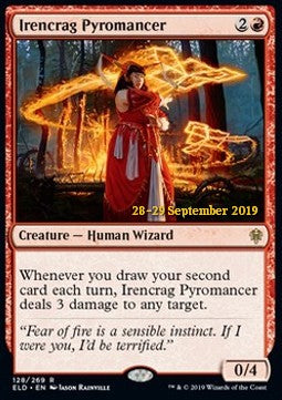 Eisenfels-Pyromagierin (V.1) PELD-128 Rare Near Mint Deutsch Foil