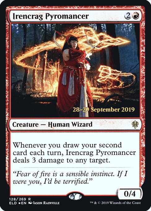 Eisenfels-Pyromagierin (V.1) PELD-128 Rare Near Mint Deutsch Foil