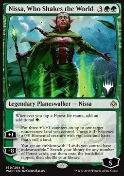 Nissa, Erschütterin der Welt PELD-169 Rare Near Mint Deutsch