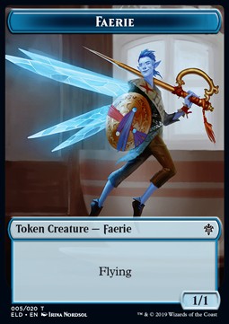 Faerie Token (U 1/1) // Food Token (V.2) XELD-T 5/16 Token Excellent Englisch Foil