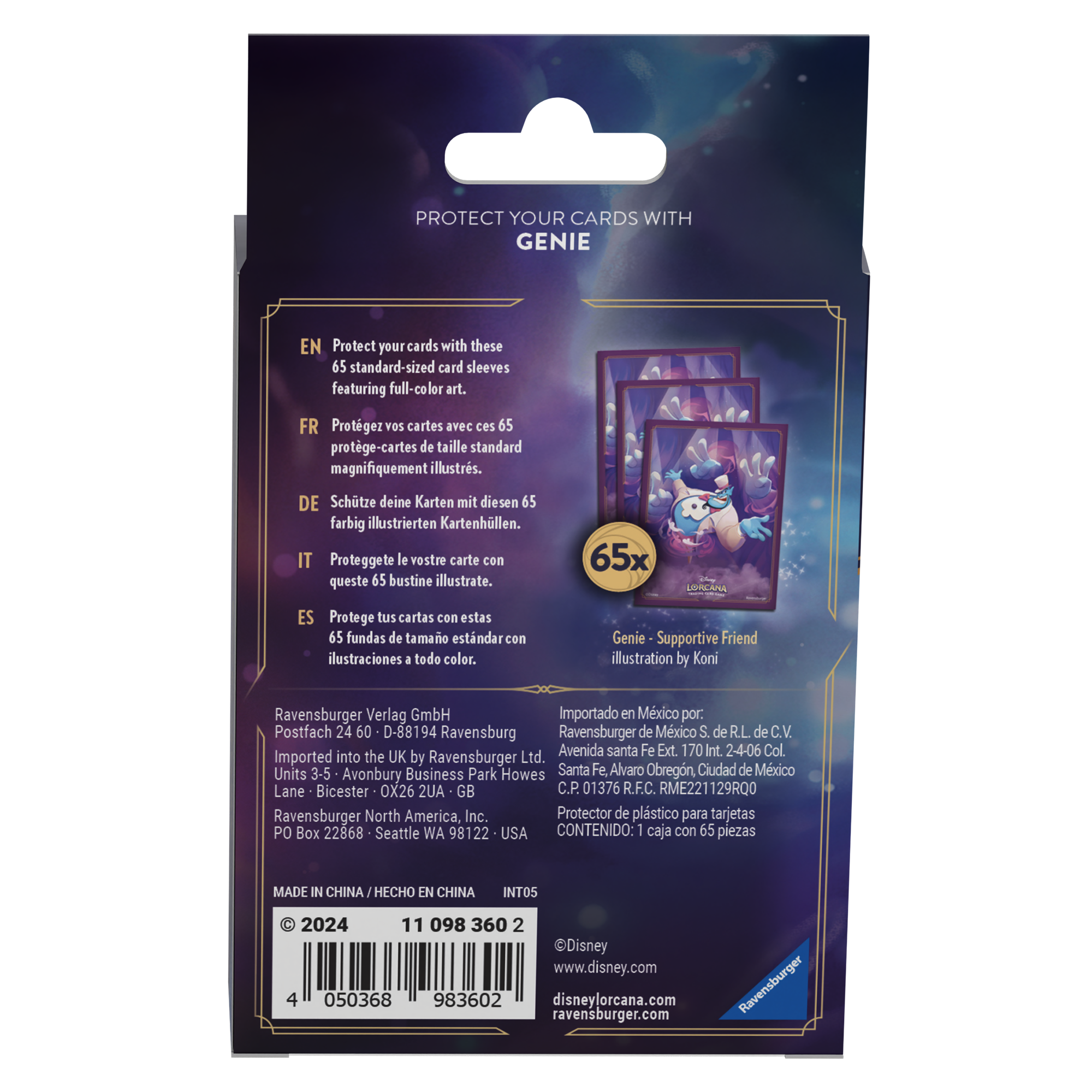 Disney Lorcana - Kartenhüllen "Genie"