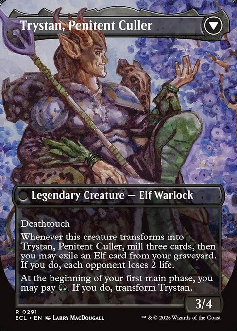 Trystan, Callous Cultivator // Trystan, Penitent Culler - Back Face
