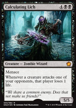 Calculating Lich GN2-3 Mythic Excellent Englisch Foil