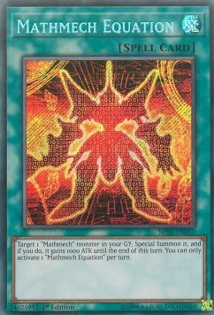 Mathemech-Gleichung MYFI-DE010 Secret Rare Excellent Deutsch 1. Auflage