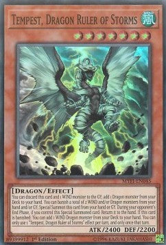 Tempest, Dragon Ruler of Storms MYFI-045 Super Rare Near Mint Englisch 1. Auflage