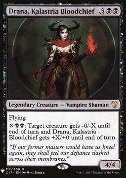 Drana, Kalastria Bloodchief MYS-112 Rare Excellent Englisch