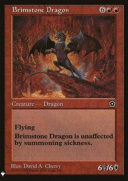 Brimstone Dragon MYS-92 Rare Excellent Englisch