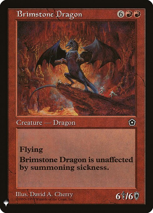 Brimstone Dragon MYS-92 Rare Excellent Englisch