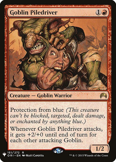 Goblin Piledriver MYS-151 Rare Near Mint Englisch