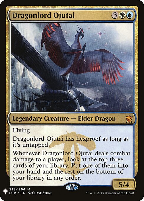 Dragonlord Ojutai MYS-219 Mythic Excellent Englisch