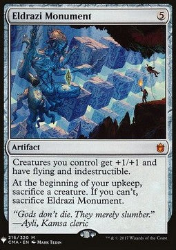 Eldrazi-Monument MYS-216 Mythic Light Played Englisch