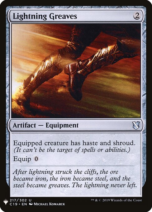 Lightning Greaves MYS-217 Uncommon Near Mint Englisch