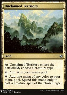 Unclaimed Territory MYS-258 Uncommon Near Mint Englisch