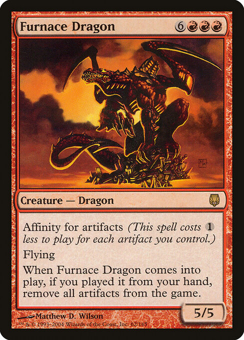 Furnace Dragon DST-62 Rare Light Played Englisch