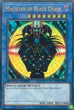 Magier des Schwarzen Chaos SBTK-001 Ultra Rare Good Deutsch 1. Auflage