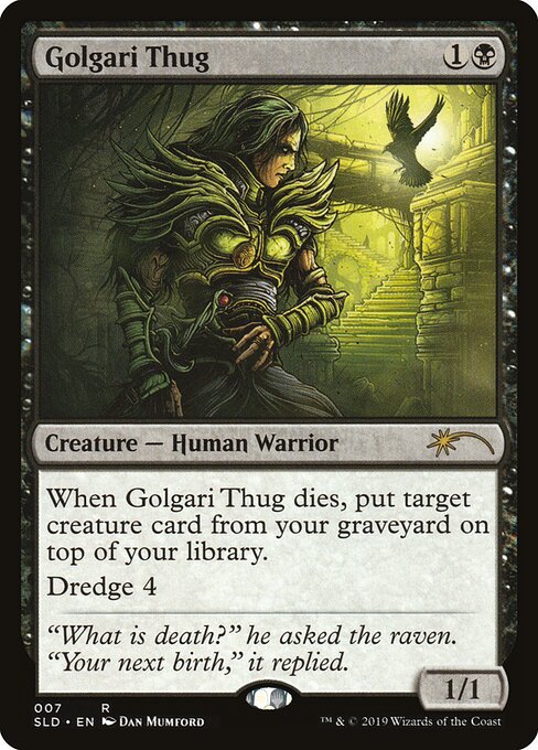 Golgari Thug SLD-7 Rare Near Mint Englisch