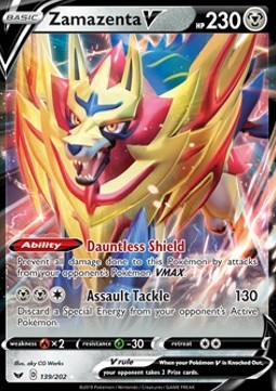 Zamazenta V SSH-139 Ultra Rare Near Mint Deutsch