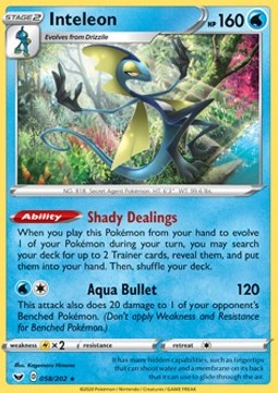 Intelleon SSH-58 Holo Rare Light Played Deutsch