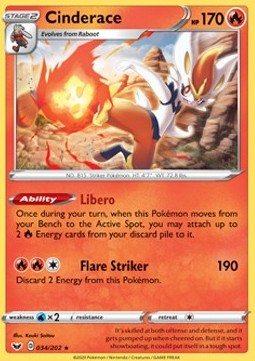Liberlo SSH-34 Holo Rare Near Mint Deutsch