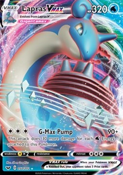 Lapras VMAX SSH-50 Ultra Rare Near Mint Deutsch