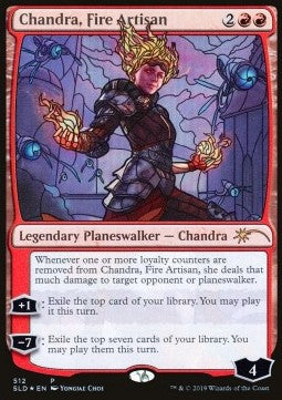 Chandra, Feuerformerin SLD-512 Rare Excellent Englisch Foil
