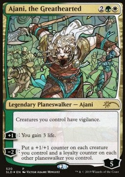 Ajani, the Greathearted SLD-520 Rare Near Mint Englisch Foil
