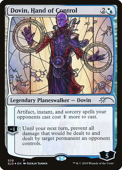 Dovin, Hand of Control SLD-529 Uncommon Excellent Englisch Foil