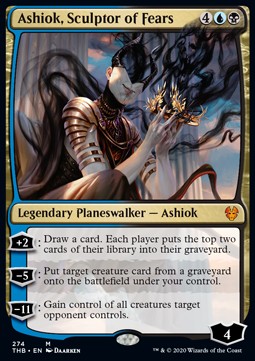Ashiok, Sculptor of Fears XTHB-274 Mythic Near Mint Englisch Foil