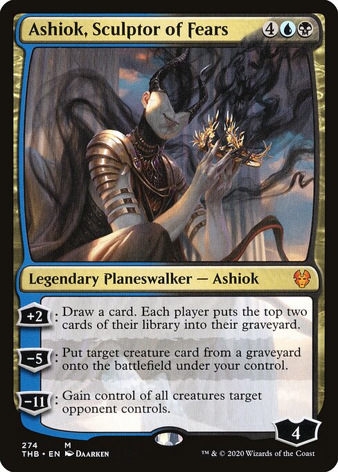 Ashiok, Sculptor of Fears XTHB-274 Mythic Near Mint Englisch Foil