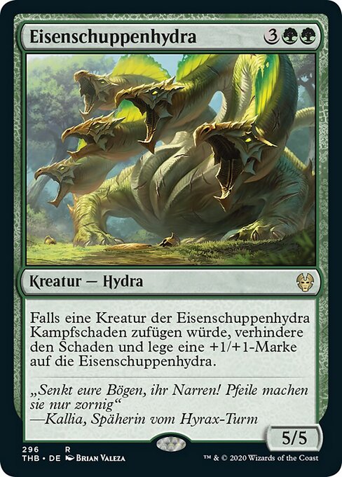 Eisenschuppenhydra XTHB-296 Rare Near Mint Deutsch