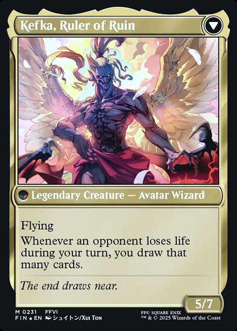 Kefka, Court Mage // Kefka, Ruler of Ruin - Back Face