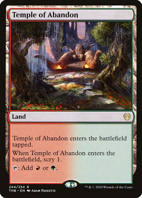 Temple of Abandon THB-244 Rare Near Mint Englisch