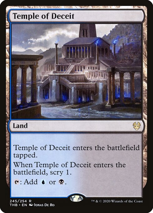 Temple of Deceit THB-245 Rare Near Mint Englisch