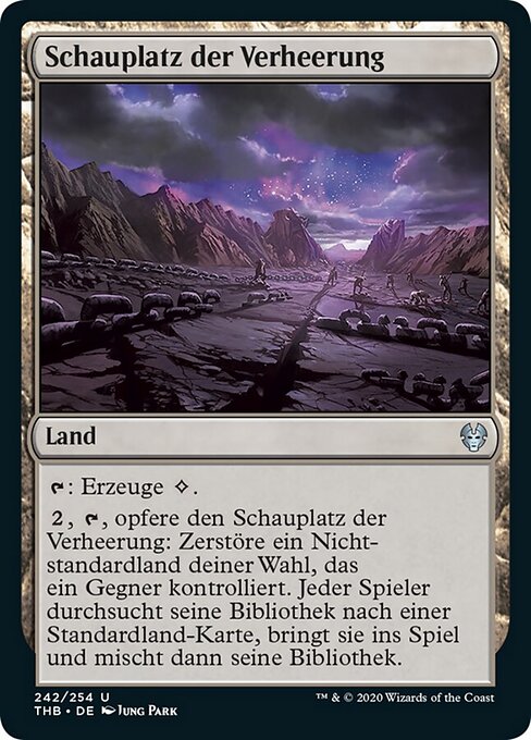 Schauplatz der Verheerung THB-242 Uncommon Excellent Deutsch